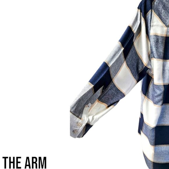 TORRID NEW LIZZIE SOFTEST Plaid Flannel Tunic Size 2X - Picture 5 of 16